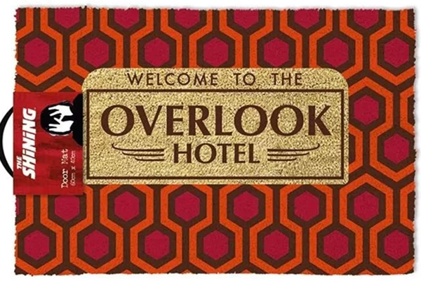 felpudo inspirado en el hotel overlook de la película el resplandor