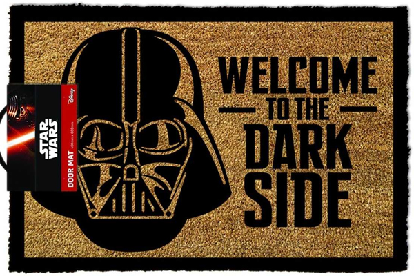 Felpudo inspirado en Darth Vader, personaje de la saga Star Wars